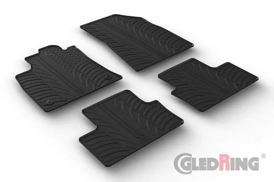 Gummimatten-Satz, 4-teilig (1)