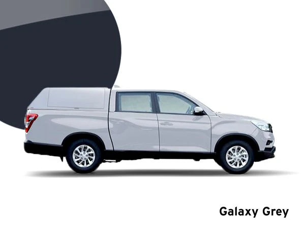 Hardtop Force Pro+ für Doppelkabine, Galaxy Grey