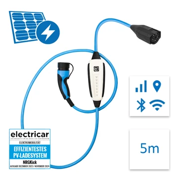 Mobile Ladeeinheit NRGkick PURE WLAN/BT/GSM/PV, 5 m