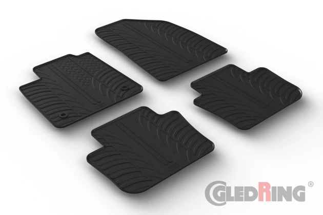 Gummimatten-Satz, 4-teilig