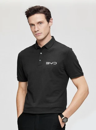 BYD-Poloshirt, Schwarz, Größe: XXXXL