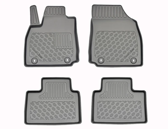 Fußraumschalen Premium, 4-teilig, Schwarz (3)