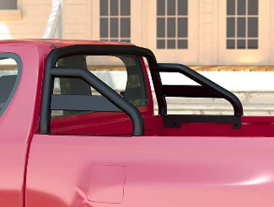 Stylingbar, 60 mm Rohrdurchmesser, Schwarz