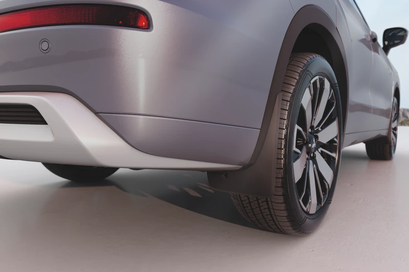 Schmutzfänger, hinten, 2-teilig