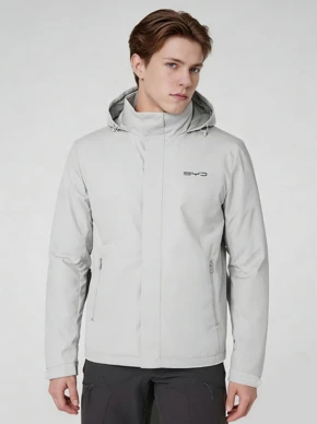 BYD Outdoor-Jacke, Silbergrau, Größe: L (2)