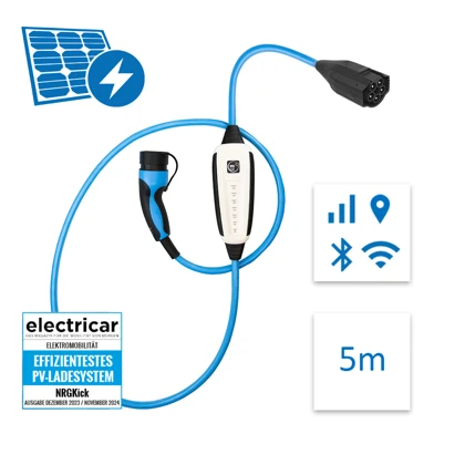 Mobile Ladeeinheit NRGkick PURE WLAN/BT/GSM/PV, 5m