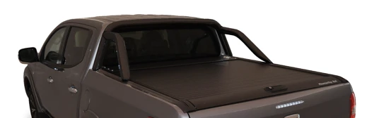 Aluminium-Rollo - Schwarz für Doppelkabine (6)