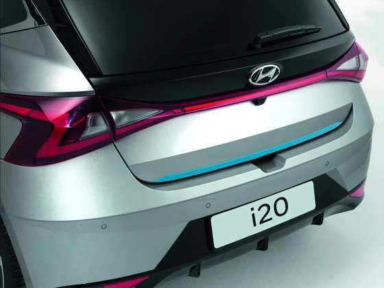 Heckklappenzierleiste, türkis (4)