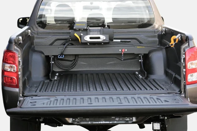 Pickup Heckwinde mit 30 m Kunststoffseil