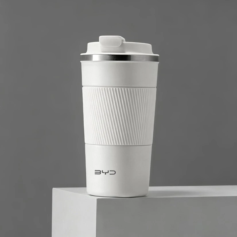 BYD-Thermobecher, Weiß