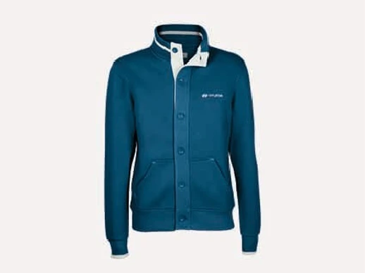 Hyundai Sweat-Strickjacke mit Knöpfe, Herren, L