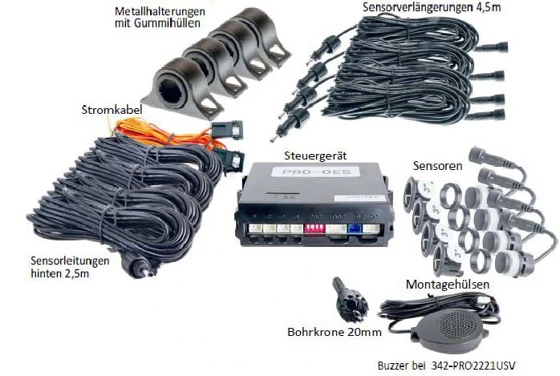 Einparkhilfe hinten mit Buzzer, für Pick-Up