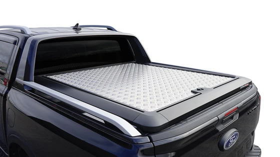 Aluminium-Cover, Silber, für Double Cab (8)