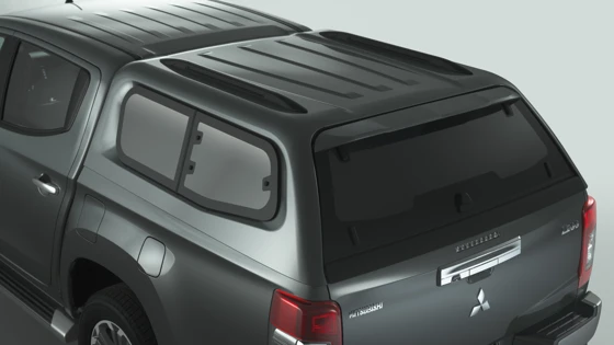 Premium Hardtop, ausstellbare Seitenfenster, Diamond Schwarz