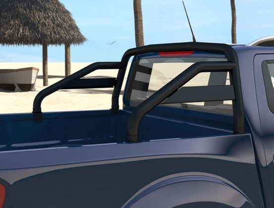 Stylingbar, 60 mm Rohrdurchmesser, Schwarz (1)