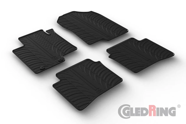 Gummimatten-Satz, 4-teilig