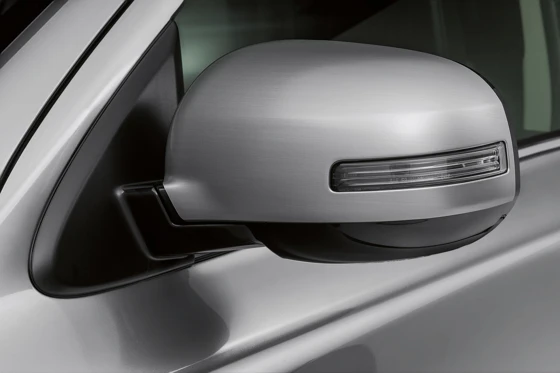 Seitenspiegelabdeckungen gebürstetes Aluminium (23)