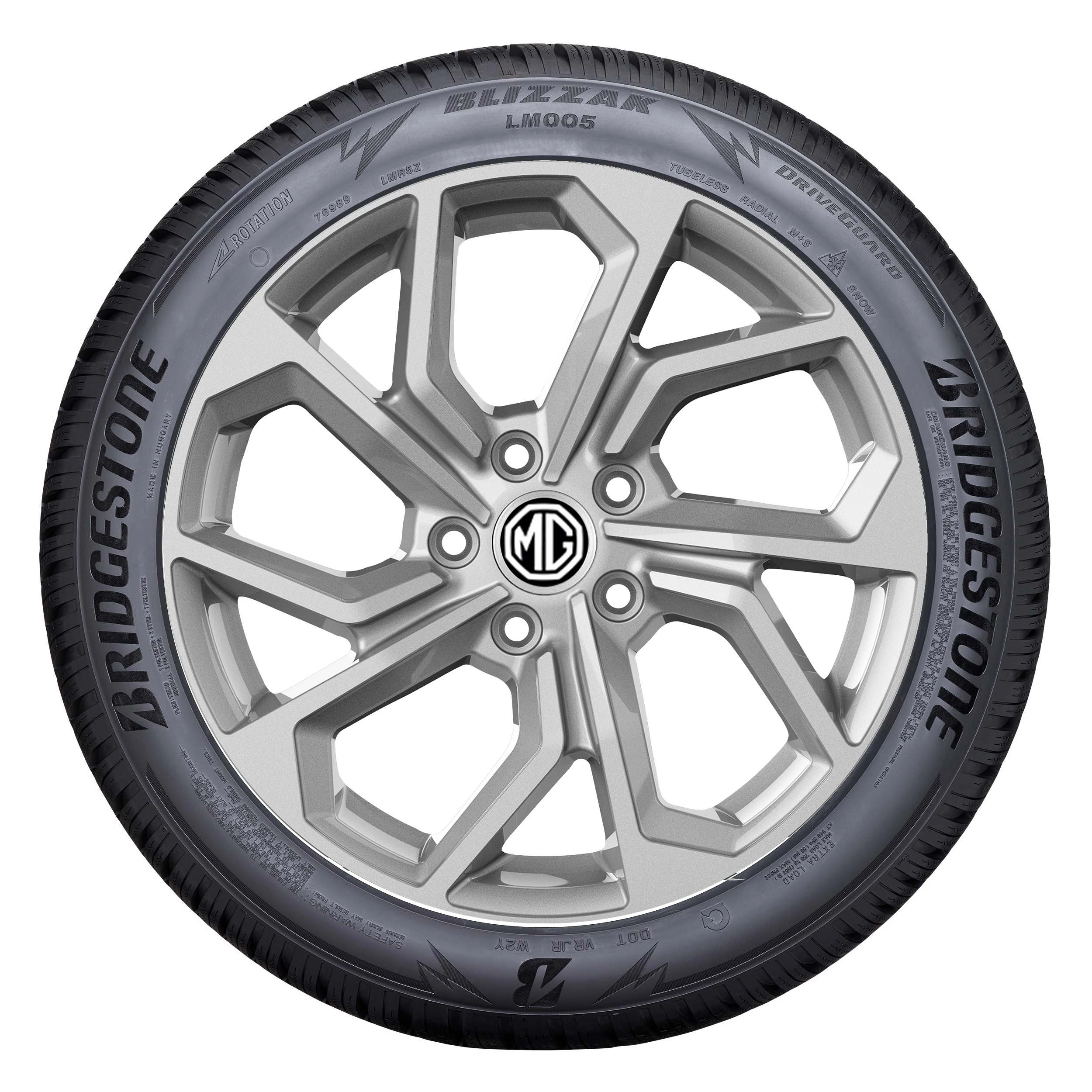WR Alu 19, BR Blizzak LM005 235/45 R19 99V XL, LI (9)