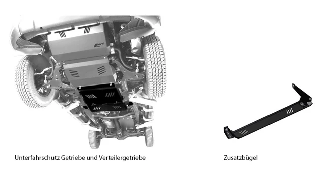 Unterfahrschutz Getriebe Stellmotor