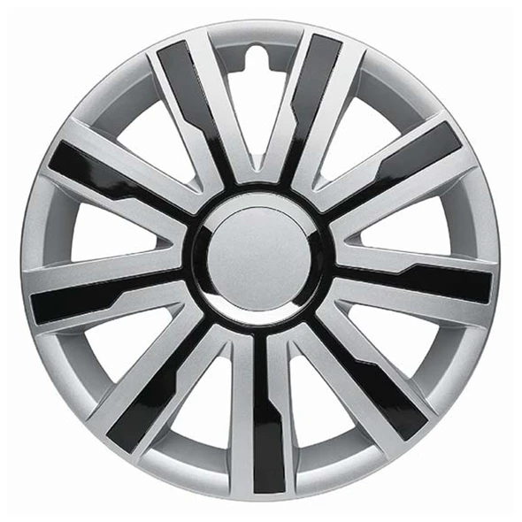 Radzierblende 15 Mirage 4 silver/black