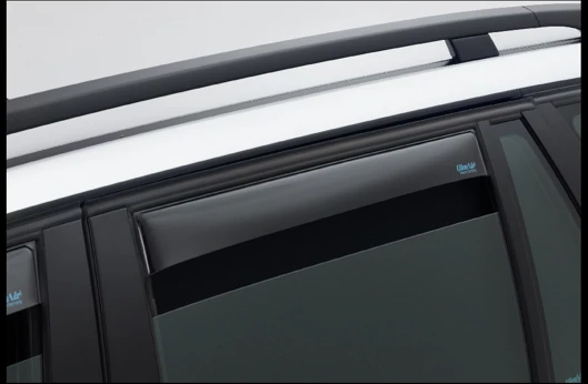 Tür-Windabweiser Hinten, Schwarz (61)