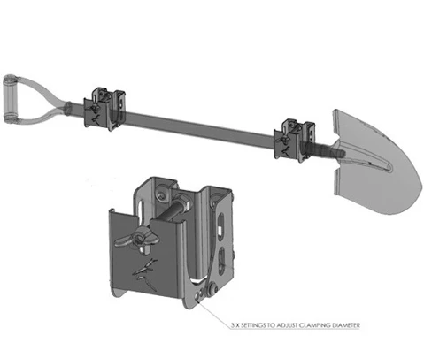 Schaufelhalterung für Rhinoman Hardtop XT/XP (1)