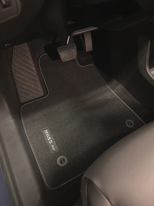 Textilmattensatz, Velours, 3-teilig