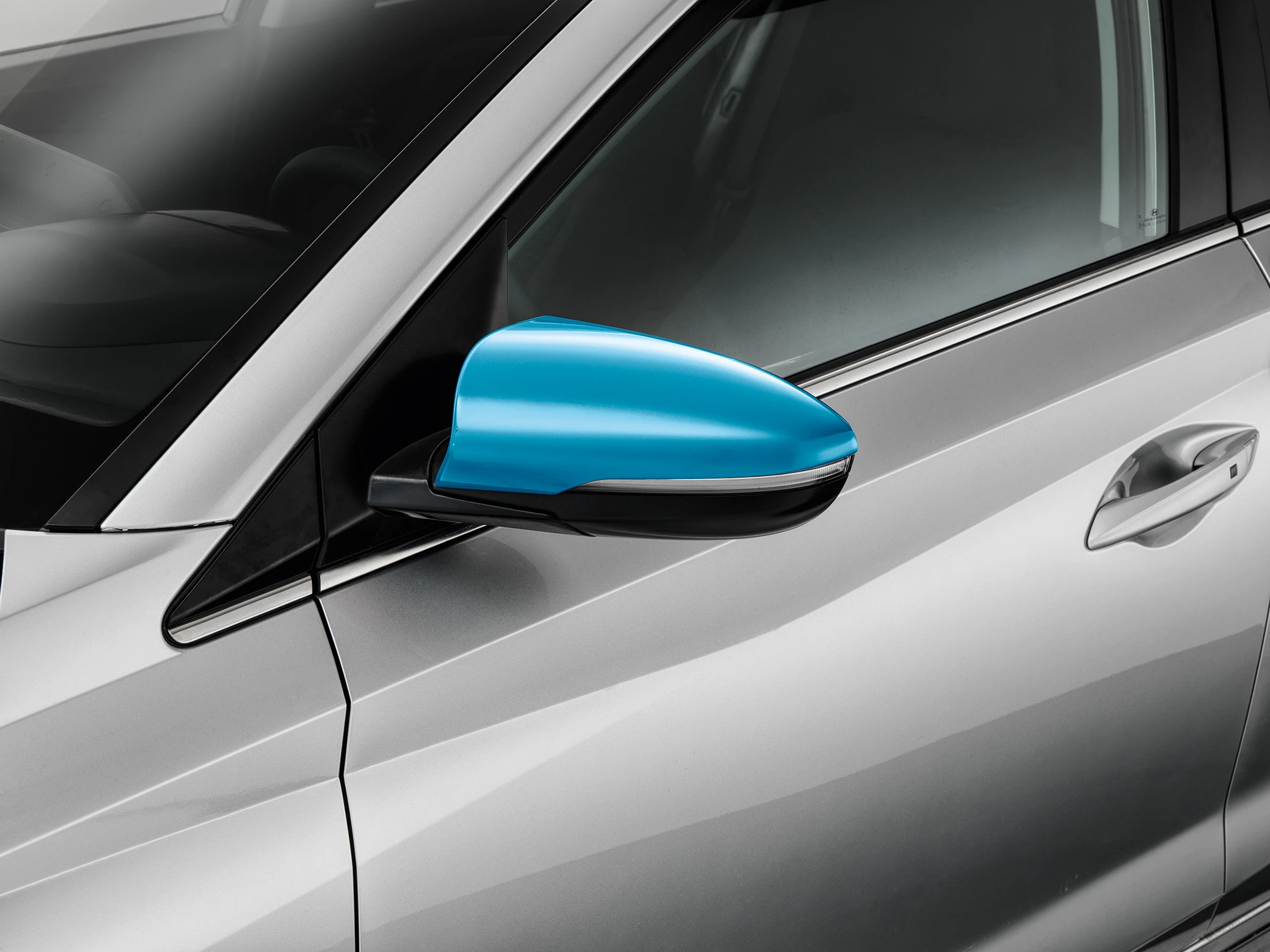 Spiegelkappen-Satz, türkis (5)