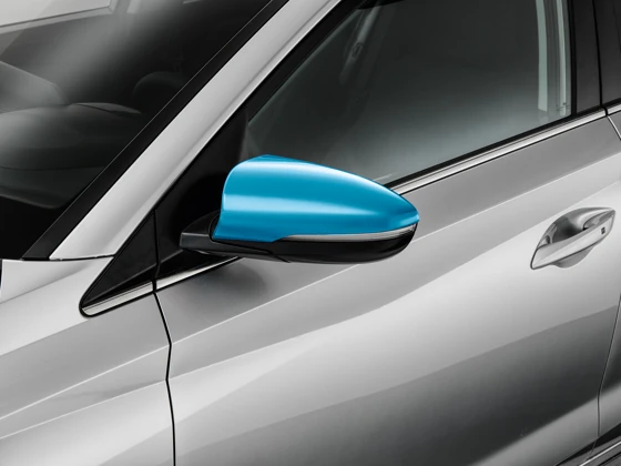 Spiegelkappen-Satz, türkis (5)