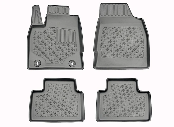 Fußraumschalen Premium, 4-teilig, Schwarz (1)