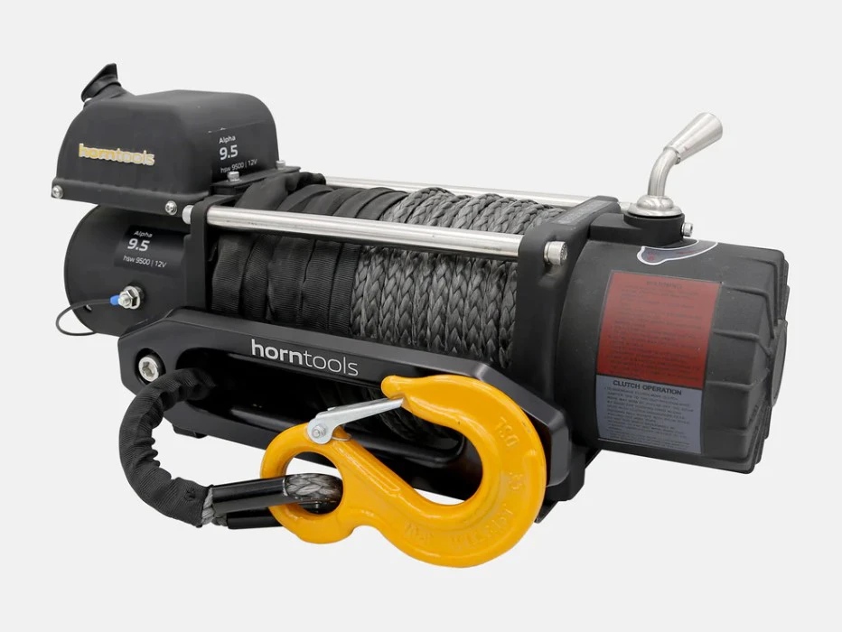 Seilwinde Universal 12V mit 30m Kunststoffseil