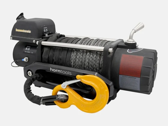 Seilwinde Universal 12V mit 30m Kunststoffseil