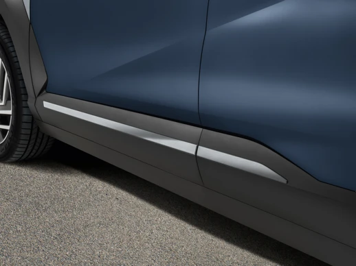 Seitenschutzleisten-Satz, Gebürstetes Aluminium (3)