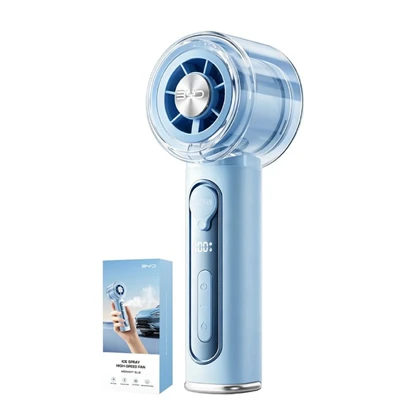BYD-Handventilator mit Vernebelung, Blau