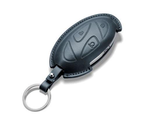 Hyundai Leder-Schlüsselhülle, Dunkelblau