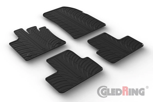 Gummimatten-Satz, 4-teilig