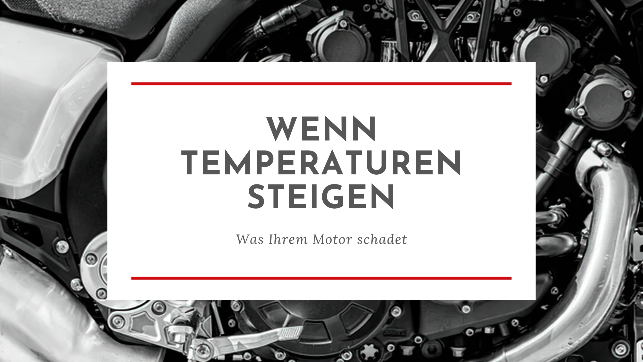 Motor & Hitze Blog Banner