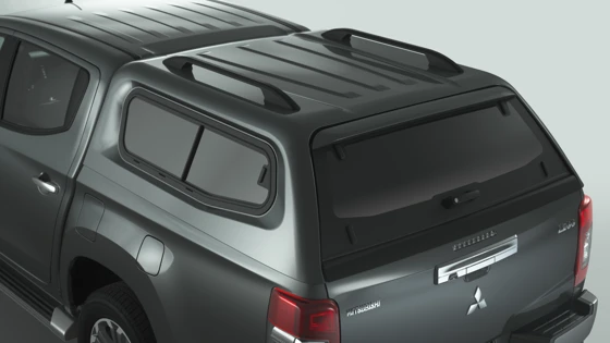 Hardtop, seitliche Schiebefenster, Diamond Schwarz