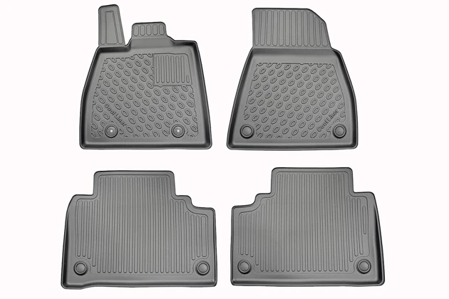 Fußraumschalen Premium, 4-teilig, Schwarz