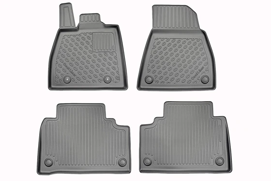 Fußraumschalen Premium, 4-teilig, Schwarz (5)