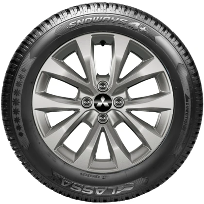 WR Alu 16, Lassa Snoways 4+ 195/55 R16 87H, RE (2)