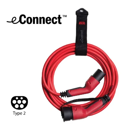 Ladekabel E-Connect Typ 2, 32A, 5 Meter