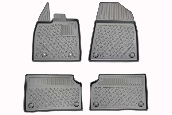 Fußraumschalen Premium, 4-teilig, Schwarz (7)