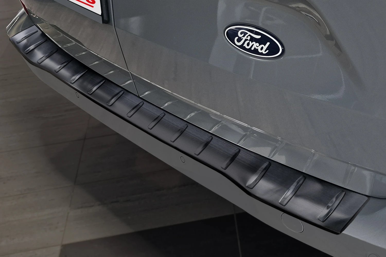 Ladekantenschutz, Edelstahl gebürstet, anthrazit