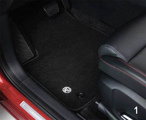 Textilmattensatz, Velours, 4-teilig (1)