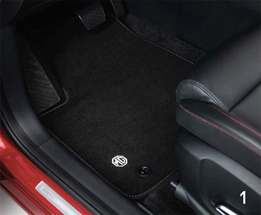 Textilmattensatz, Velours, 4-teilig (1)