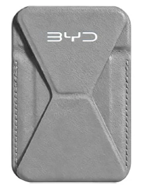 BYD-Handyhalter aus Nanoleder, faltbar in Grau (2)