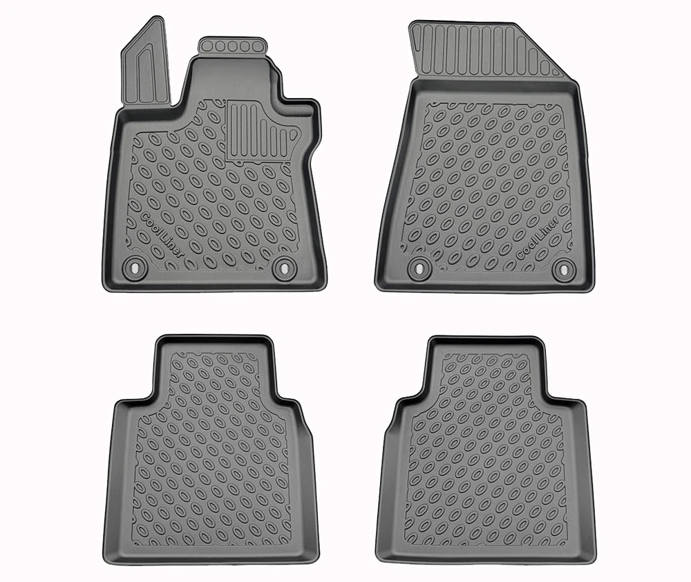 Fußraumschalen Premium, 4-teilig, Schwarz (2)