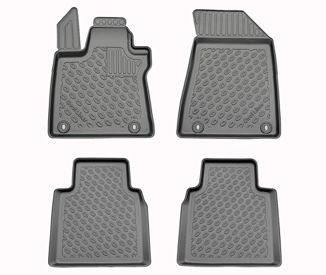 Fußraumschalen Premium, 4-teilig, Schwarz (2)