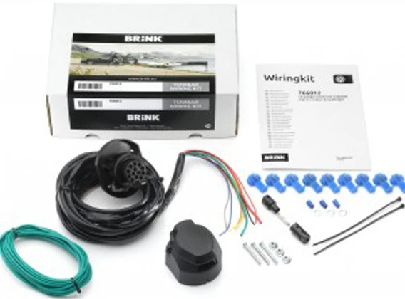 Elektro-Einbausatz für Anhängerkupplung, 13-polig